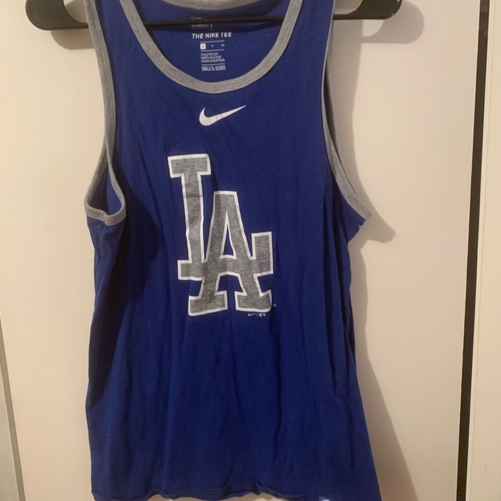 Small Nike brand Dodgers tank